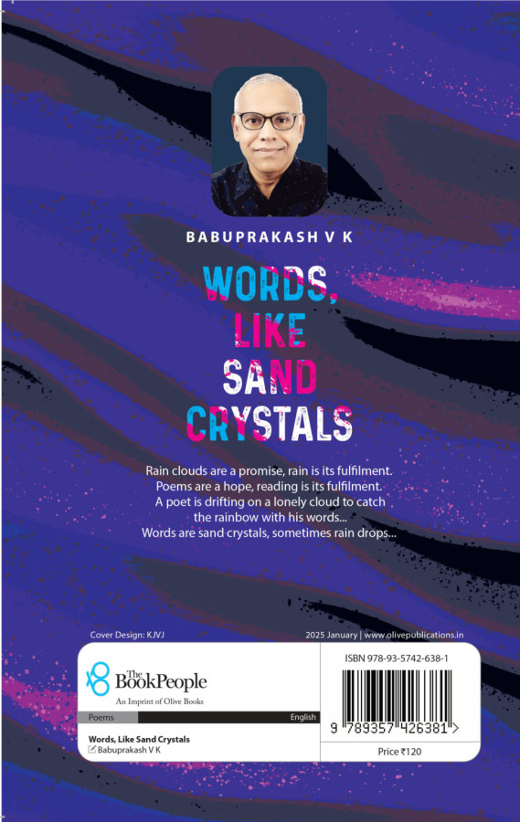 WORDS, LIKE SAND CRYSTALS